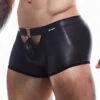 Boxer Cut4Men Blackleatherlike BL4CK03 -Bikkembergs Soldes Boxer c4m BL4CK03 noir m