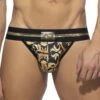 Jock Strap Addicted Versailles Golden AD1047 -Bikkembergs Soldes JockStrap addicted ad1047 noir m