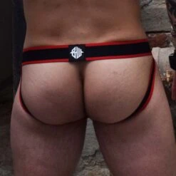 Jock Strap Brut BREEDWELL -Bikkembergs Soldes JockStrap breedwell 220409 rouge 3