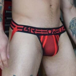 Jock Strap Voyeur BREEDWELL 7 Jock Strap Voyeur BREEDWELL -Bikkembergs Soldes JockStrap breedwell 220513 rouge 4