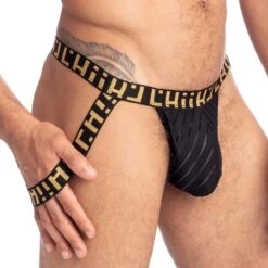 Jock Strap L Homme Invisible Back To Black MY45BTB 9 Jock Strap L Homme Invisible Back To Black MY45BTB -Bikkembergs Soldes JockStrap hi MY45BTB noir 4