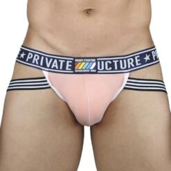 Jock Strap Private Structure Pride EPUY4004 -Bikkembergs Soldes JockStrap private EPUY4004 rose M