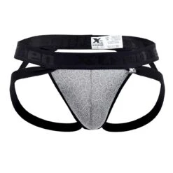 Jock Strap Xtremen Jacquard 91085 -Bikkembergs Soldes JockStrap xtremen 91085 gris 9