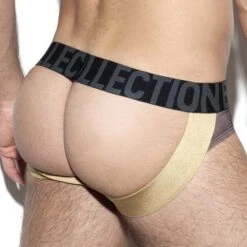 Jock Strap ES Collection Wild Print UN330 8 Jock Strap ES Collection Wild Print UN330 -Bikkembergs Soldes Jockstrap escollection UN330 marron 3