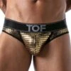 Jock Strap Star TOF PARIS TOF173O 1 Jock Strap Star TOF PARIS TOF173O -Bikkembergs Soldes Jockstrap tof TOF173O or m