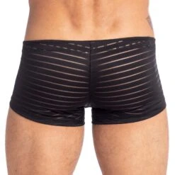 Shorty L Homme Invisible Back To Black MY18BTB -Bikkembergs Soldes Shorty hi MY18BTB noir 3