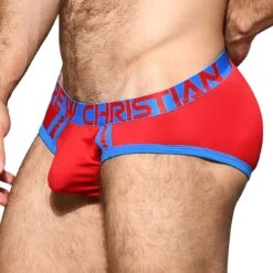 Slip Andrew Christian CoolFlex Modal 92522 9 Slip Andrew Christian CoolFlex Modal 92522 -Bikkembergs Soldes Slip ac 92522 rouge 4