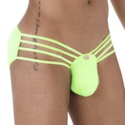 Slip Pikante Seduction PIK0496 7 Slip Pikante Seduction PIK0496 -Bikkembergs Soldes Slip pikante pik0496 vert 4