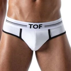 Pack De 3 Slips French TOF PARIS TOF169B -Bikkembergs Soldes Slip tof TOF169B blanc 5