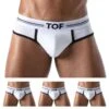 Pack De 3 Slips French TOF PARIS TOF169B 1 Pack De 3 Slips French TOF PARIS TOF169B -Bikkembergs Soldes Slip tof TOF169B blanc m