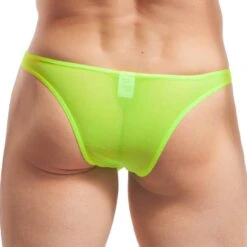Slip Wojoer Brasil 333B10 -Bikkembergs Soldes Slip wojoer 333B10 jaune 3