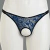 String Et Cockring Eros Veneziani 7393 -Bikkembergs Soldes String eros 7393 bleu m