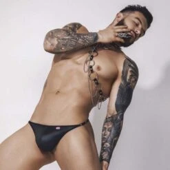 String Pikante Hard PIK1089 -Bikkembergs Soldes String pik pik1089 noir a