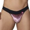 String Pikante Clandestine Velvet PIK1099 -Bikkembergs Soldes String pik pik1099 rose m