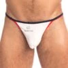 String Quriose Sexy Essentials QU03ESS -Bikkembergs Soldes String quriose QU03ESS blanc m