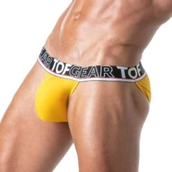 Tanga Champion TOF PARIS TOF299J -Bikkembergs Soldes Tanga TOF299J jaune 4