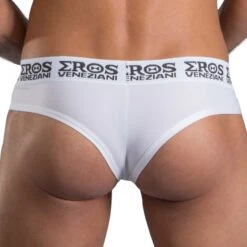 Tanga Eros Veneziani 7356 -Bikkembergs Soldes Tanga eros 7356 blanc 3