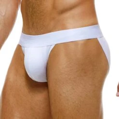 Tanga Modus Vivendi Organic 04215 -Bikkembergs Soldes Tanga modus 04215 blanc 4