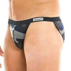 Tanga Modus Vivendi Desert 11713 -Bikkembergs Soldes Tanga modus 11713 bleu 4