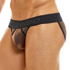Tanga Modus Vivendi King Cheetah 13114 -Bikkembergs Soldes Tanga modus 13114 rosegold 4
