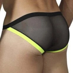 Tanga Pikante Explorers Mesh PIK0219 -Bikkembergs Soldes Tanga pikante pik0219 vert 3