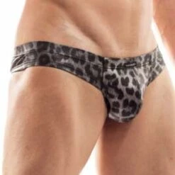 Tanga Wojoer Brauner Leo SP9T352 -Bikkembergs Soldes Tanga wojoer SP9T352 noir 4