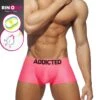 Boxer Cockring Addicted Neon Mesh AD952 -Bikkembergs Soldes boxer addicted ad952 rose m