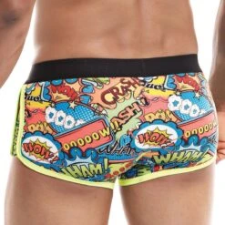 Boxer Cut4Men Cartoon C4M06 -Bikkembergs Soldes boxer c4m C4M06 multicolor 3
