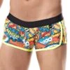 Boxer Cut4Men Cartoon C4M06 -Bikkembergs Soldes boxer c4m C4M06 multicolor m