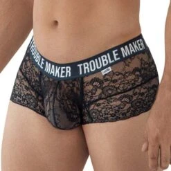 Boxer Candyman Trouble Maker Lace 99616 -Bikkembergs Soldes boxer candy 99616 noir 4