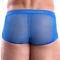 Boxer CockSox Tranquil Blue CX68ME -Bikkembergs Soldes boxer cocksox cx68me bleu 3