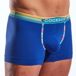 Boxer CockSox Palm Beach Blue CX94 -Bikkembergs Soldes boxer cocksox cx94 bleu 4