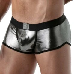 Boxer Metal TOF PARIS TOF128A -Bikkembergs Soldes boxer tof TOF128A Argent 4