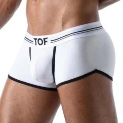 Pack De 3 Boxers French TOF PARIS TOF168B 9 Pack De 3 Boxers French TOF PARIS TOF168B -Bikkembergs Soldes boxer tof TOF168B blanc 4
