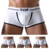 Pack De 3 Boxers French TOF PARIS TOF168B -Bikkembergs Soldes boxer tof TOF168B blanc m