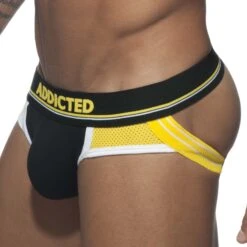 Jock Strap Addicted Push Up Sport AD744 -Bikkembergs Soldes jockstrap ad ad744 noir 4