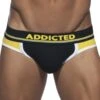 Jock Strap Addicted Push Up Sport AD744 1 Jock Strap Addicted Push Up Sport AD744 -Bikkembergs Soldes jockstrap ad ad744 noir m