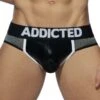 Jock Strap Addicted Mini Stripes AD903 1 Jock Strap Addicted Mini Stripes AD903 -Bikkembergs Soldes jockstrap addicted ad903 noir m