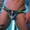 Jock Strap Cyber Nights BREEDWELL 1 Jock Strap Cyber Nights BREEDWELL -Bikkembergs Soldes jockstrap breedweel 230406 vert m