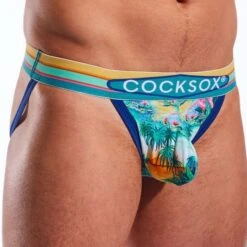 Jock Strap CockSox Florida Keys CX21N 7 Jock Strap CockSox Florida Keys CX21N -Bikkembergs Soldes jockstrap cocksox cx21n bleu 4