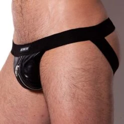 Jock Strap DESTRUCTIVE 1DJ03 -Bikkembergs Soldes jockstrap destructive 1DJ03 noir 4