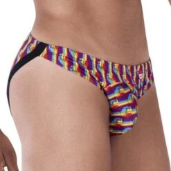 Jock Strap Pikante Leader PIK0330 -Bikkembergs Soldes jockstrap pikante PIK0330 jaune 4