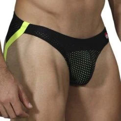 Jock Strap Pikante Click Athletic Mesh PIK0208 -Bikkembergs Soldes jockstrap pikante pik0208 vert 4
