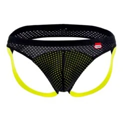 Jock Strap Pikante Click Athletic Mesh PIK0208 -Bikkembergs Soldes jockstrap pikante pik0208 vert 9