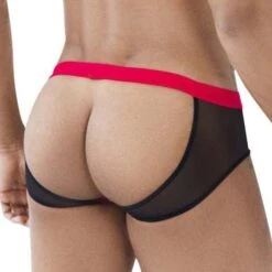 Jock Strap Pikante Lights PIK0492 -Bikkembergs Soldes jockstrap pikante pik0492 rouge 3