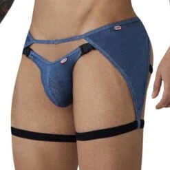 Jock Strap Pikante Hare Garter PIK0985 -Bikkembergs Soldes jockstrap pikante pik0985 bleu 4