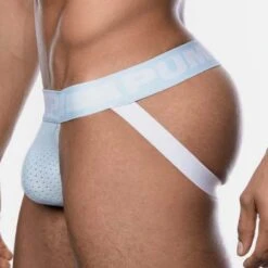 Jock Strap Pump! Frost 15023 -Bikkembergs Soldes jockstrap pump 15023 bleuciel 4