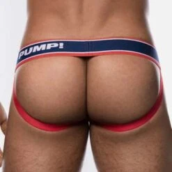 Jock Strap Pump! Big League 15028 -Bikkembergs Soldes jockstrap pump 15028 bleu 3