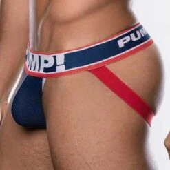 Jock Strap Pump! Big League 15028 -Bikkembergs Soldes jockstrap pump 15028 bleu 4