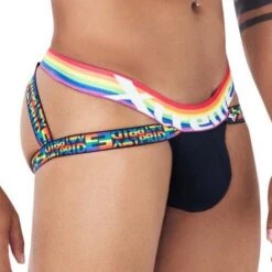 Jock Strap Xtremen Pride 91105 -Bikkembergs Soldes jockstrap xtremen 91105 noir 4